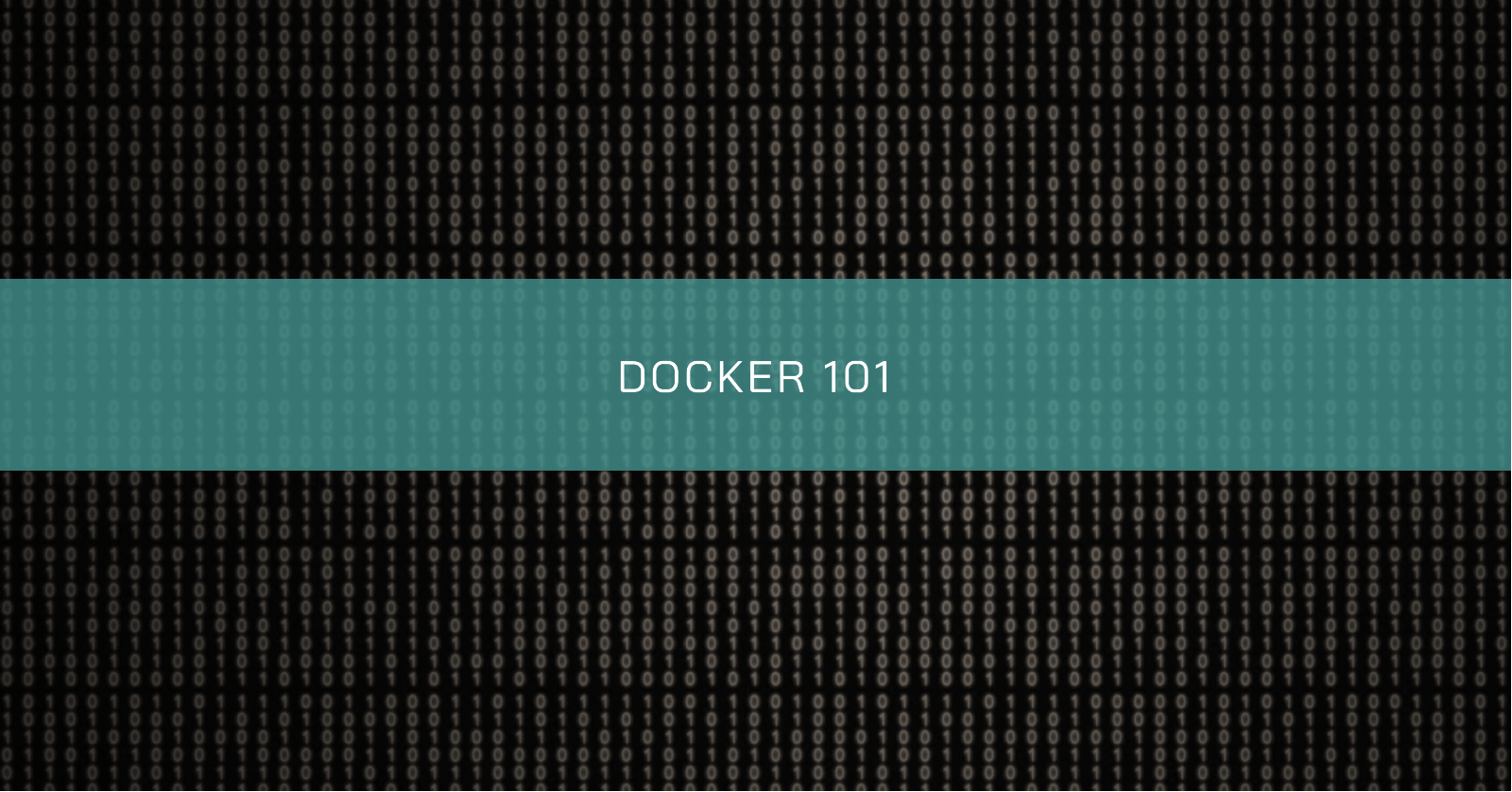 Featured image for DOCKER 101
